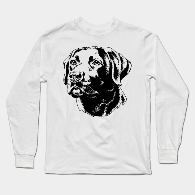 Labrador Long Sleeve T-Shirt by Sigelgam31